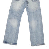 TAKE TWO UPGRADE Womens Jeans Blue Regular Straight Denim Light W30 L32