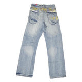 TAKE TWO UPGRADE Womens Jeans Blue Regular Straight Denim Light W30 L32