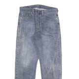 LEVI'S Mens Regular Blue Denim Jeans W32 L31 Classic Cotton Blend Button