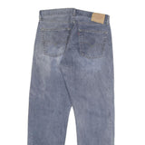 LEVI'S Mens Regular Blue Denim Jeans W32 L31 Classic Cotton Blend Button