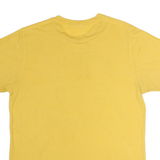 HOMAGE Mens Yellow Doc Ellis Graphic T-Shirt L Short Sleeve Crew Neck Retro