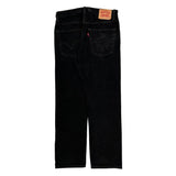 505 Levis Jeans - 32W 30L Black Cotton
