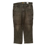 Carhartt Carpenter Trousers - 34W 31L Brown Cotton