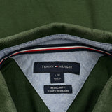 Tommy Hilfiger Polo Shirt - Large Green Cotton