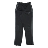 ADIDAS Mens Joggers Black & Grey Regular Slim M W26 L30 Sportswear Track Pants