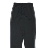 ADIDAS Mens Joggers Black & Grey Regular Slim M W26 L30 Sportswear Track Pants