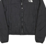 THE NORTH FACE Womens Black Jacket XS Polyester Blend Plain Zip Outdoor Sport