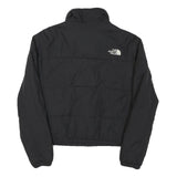 THE NORTH FACE Womens Black Jacket XS Polyester Blend Plain Zip Outdoor Sport