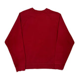 None Nike Sweatshirt - Large Red Cotton