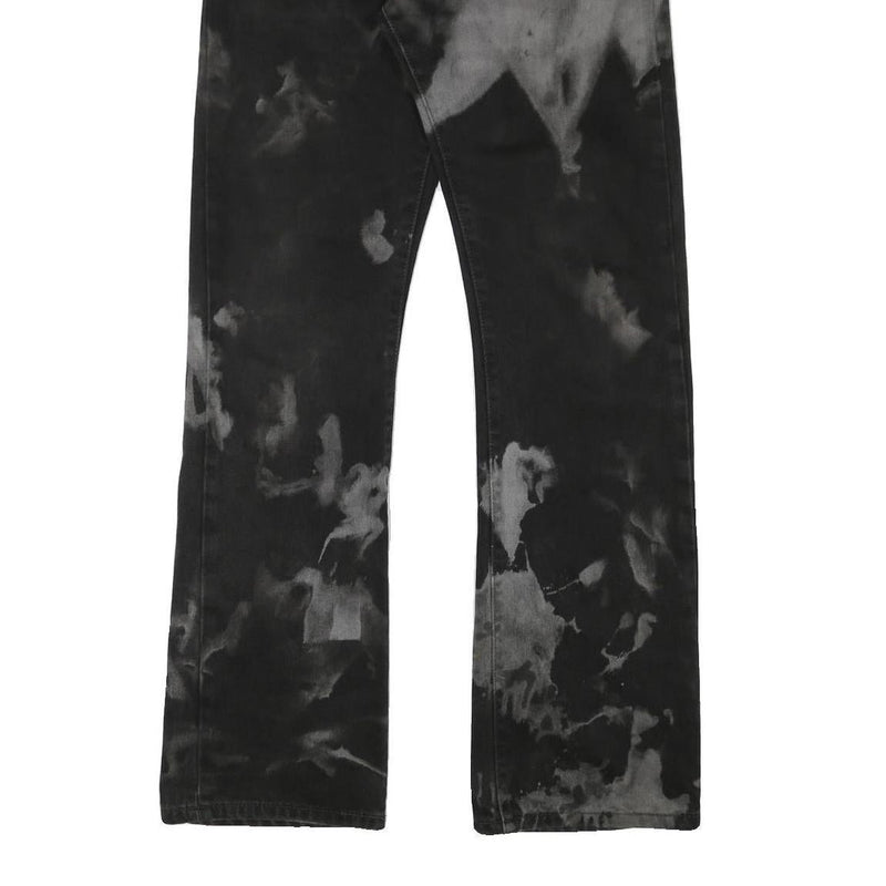 LEVI'S 517 Mens Jeans Black Regular Straight Denim Stone Wash W32 L34 Stylish