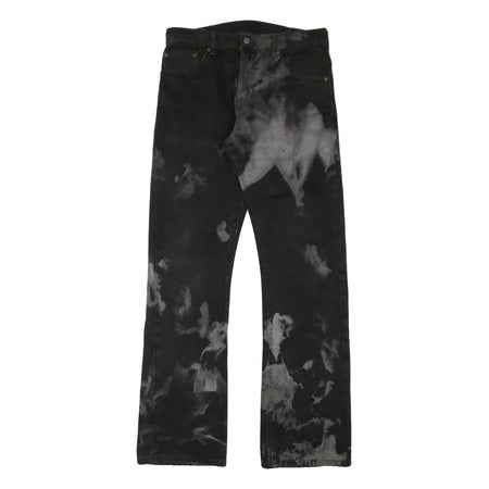 LEVI'S 517 Mens Jeans Black Regular Straight Denim Stone Wash W32 L34 Stylish