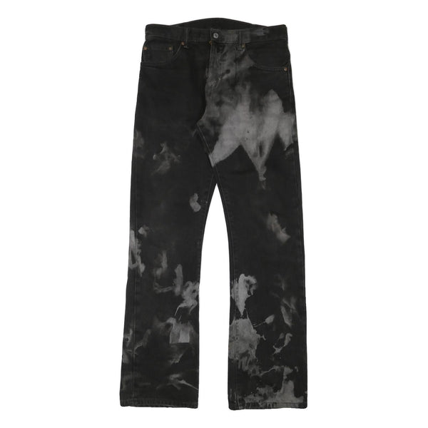 LEVI'S 517 Mens Jeans Black Regular Straight Denim Stone Wash W32 L34 Stylish