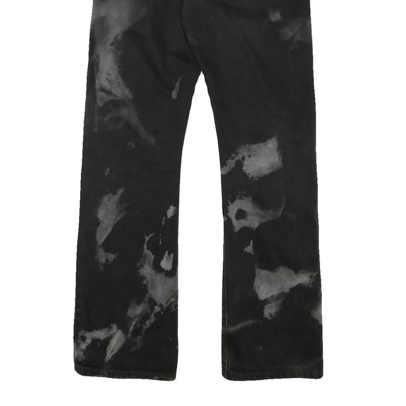 LEVI'S 517 Mens Jeans Black Regular Straight Denim Stone Wash W32 L34 Stylish