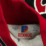Fond Du Lac Bears Hockey Rennoc College Varsity Jacket - Large Red Wool Blend