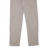 CARHARTT Mens Regular Fit Beige Cotton Blend Zip Trousers W33 L31 Workwear