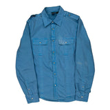 Armani Exchange Shirt - Medium Blue Cotton