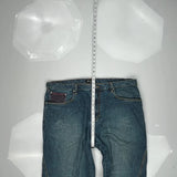 Sean John Hip Hop Jeans - 38W 31L Blue Cotton