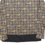 TREMOLA Mens Black Floral Check Shirt S Cotton Blend Stylish Patterned