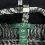 Ralph Lauren Checked Jacket - Medium Black & White Cotton