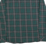 WIND RIVER Mens Green & Black Check Shirt XL Cotton Blend Casual Long Sleeve