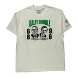 Daley Double Hanes Graphic T-Shirt - XL White Cotton
