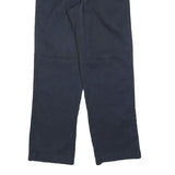 DICKIES Mens Regular Fit Navy Blue Cotton Blend Zip Trousers W28 L29 Workwear