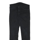 LEVI'S Mens Black Regular Fit Skinny Denim Jeans W34 L32 Classic Zip Closure