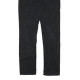 LEVI'S Mens Black Regular Fit Skinny Denim Jeans W34 L32 Classic Zip Closure