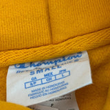 Champion Hoodie - Small Yellow Cotton
