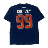Edmonton Oilers Reebok Nhl T-Shirt - Large Blue Cotton