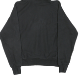 CHAMPION Mens Black Hoodie S Cotton Blend Pullover Drawstring Casual