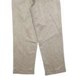 DOCKERS Mens Regular Fit Beige Cotton Blend Straight Trousers W33 L30
