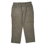 Carhartt Trousers - 37W 29L Khaki Cotton