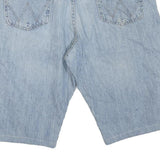 WRANGLER Womens Shorts Light Blue Denim Slim Boot XL W40 Casual Cotton Blend