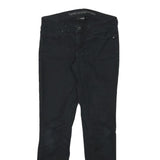 LEVI'S Womens Jeans Black Slim Skinny Denim Medium W28 L28 Stylish Zip Fastening