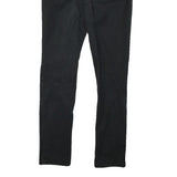 LEVI'S Womens Jeans Black Slim Skinny Denim Medium W28 L28 Stylish Zip Fastening