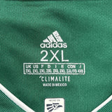 2018-19 Mexico National Team Adidas Home World Cup Football Shirt - 2XL Green Polyester
