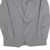 YVES SAINT LAURENT Mens Grey Wool Pinstripe Tailored Jacket M Wool Classic
