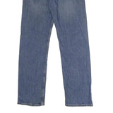 LEVI'S 505 Mens Regular Blue Denim Medium W33 L32 Zip Jeans Classic Straight Fit