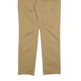 LEVI'S Mens Cotton Blend Beige Slim Straight Trousers W30 L29 Casual Smart