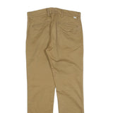 LEVI'S Mens Cotton Blend Beige Slim Straight Trousers W30 L29 Casual Smart