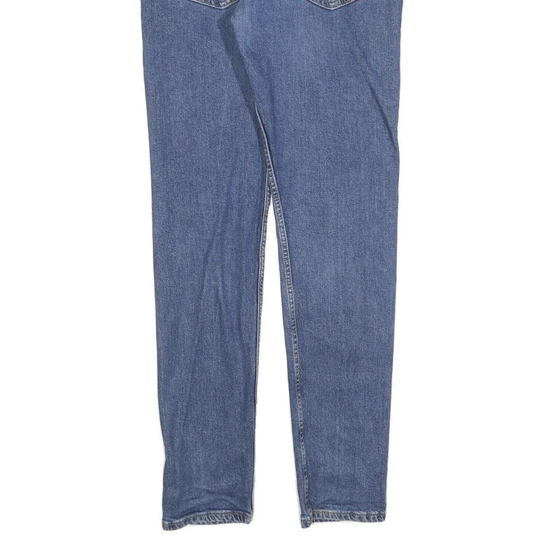 LEVI'S 512 Tapered Mens Jeans Blue Slim Denim Medium W34 L34 Zip Closure