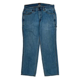 Unbranded Double Knee Carpenter Jeans - 32W 30L Blue Denim