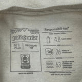 Responsibili-Tee Patagonia Graphic T-Shirt - XL Beige Cotton