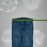 Dickies Double Knee Carpenter Jeans - 34W 30L Blue Cotton