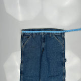 Unbranded Carpenter Jeans - 37W 30L Blue Cotton