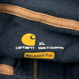 Carhartt 1/4 Zip - XL Navy Cotton