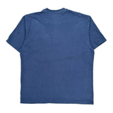 Carhartt Henley Shirt - Large Blue Cotton