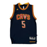 Cleveland Cavaliers Adidas #5 Jr Smith Jersey - Large Navy Polyester