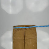 Carhartt Double Knee Carpenter Pants - 32W 30L Brown Cotton
